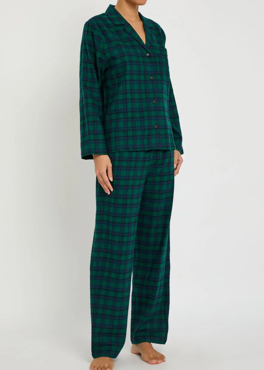 Plaid flannel pyjama set