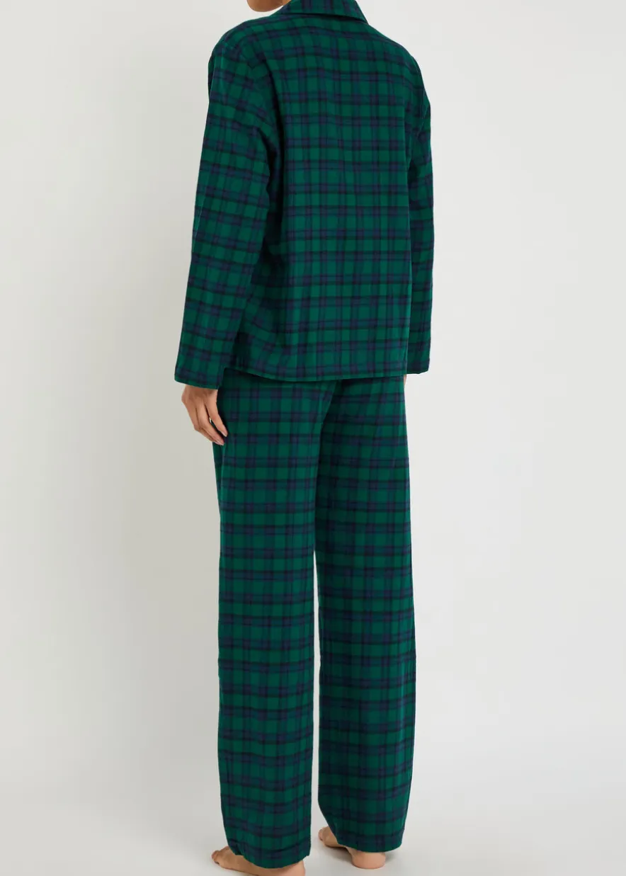Plaid flannel pyjama set