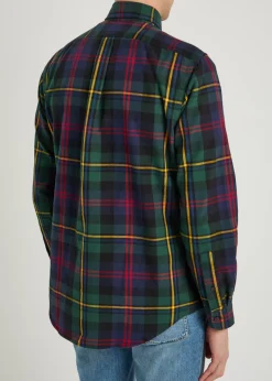 Plaid flannel shirt