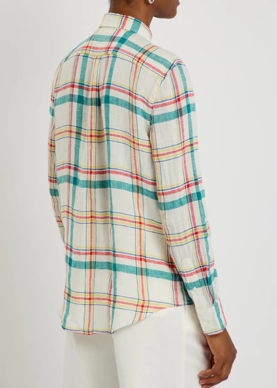 Plaid linen shirt