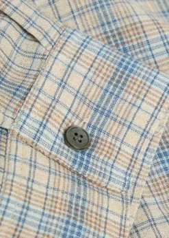 Plaid woven shirt