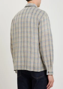 Plaid woven shirt