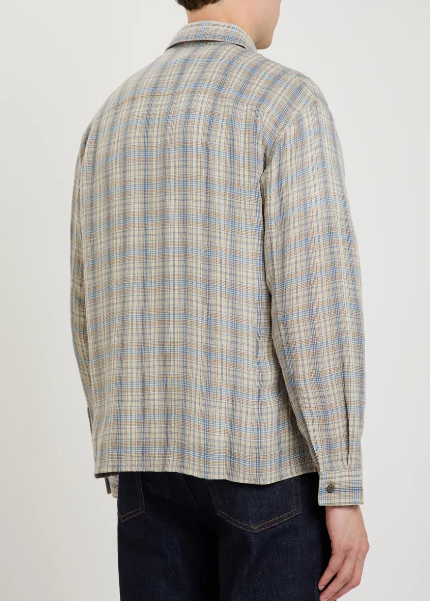 Plaid woven shirt