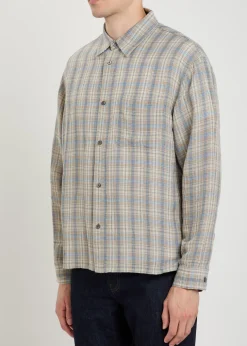 Plaid woven shirt