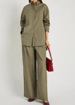 Platani crinkled shell shirt