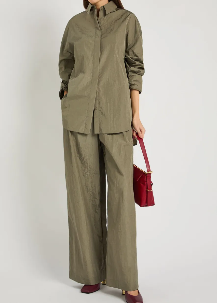 Platani crinkled shell shirt