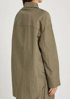 Platani crinkled shell shirt