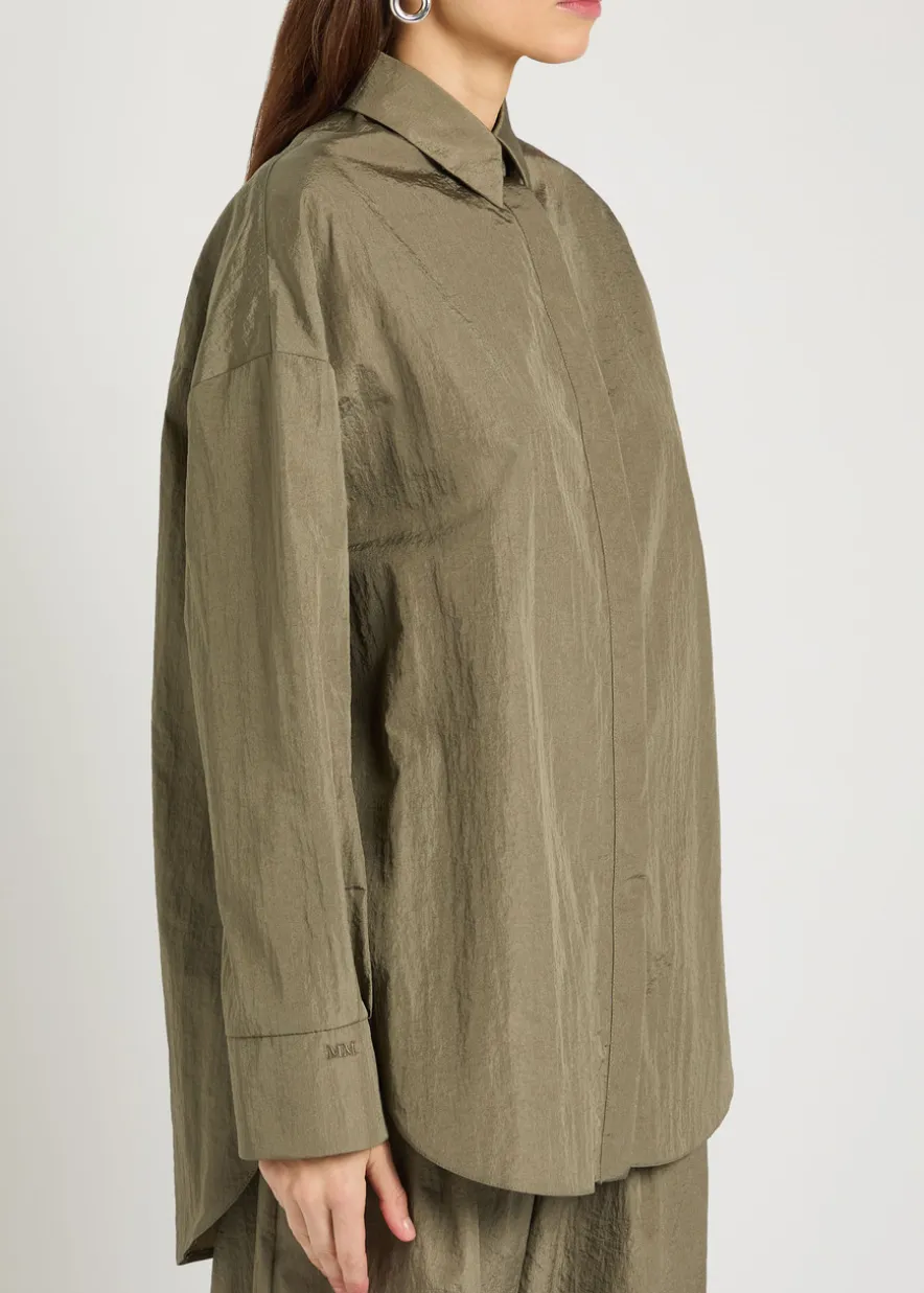 Platani crinkled shell shirt