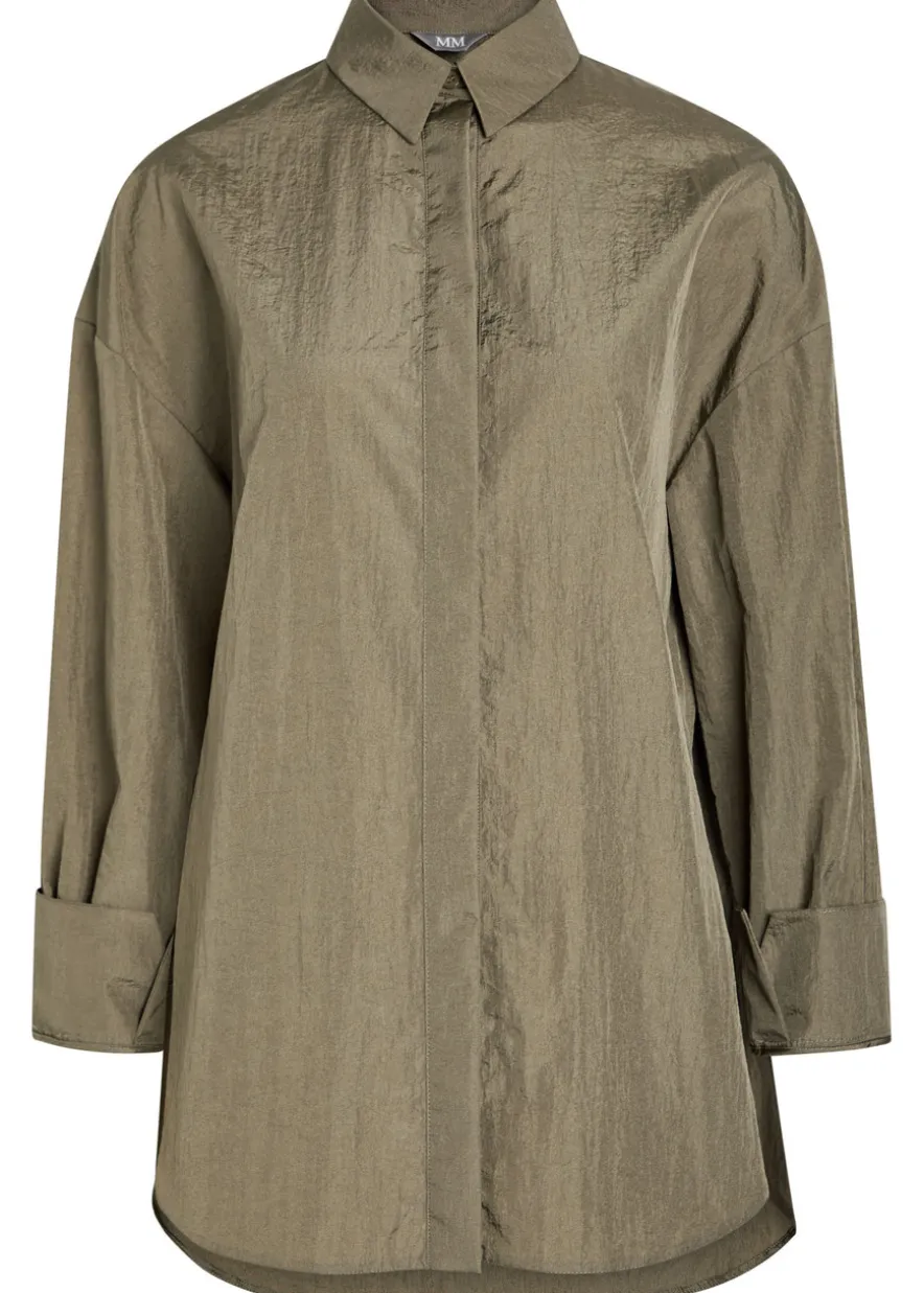 Platani crinkled shell shirt