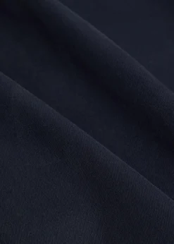 Pleated cotton-twill chinos