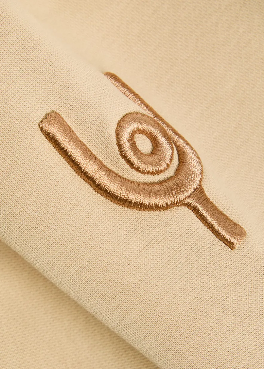 Pleatling logo-embroidered cotton sweatshirt