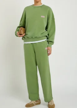Plizzy logo-print cotton sweatpants