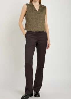 Poise straight-leg trousers