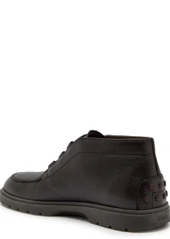 Polacco grained leather shoes