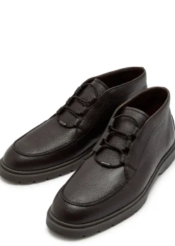 Polacco grained leather shoes