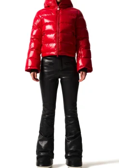 Polar puffer ski jacket