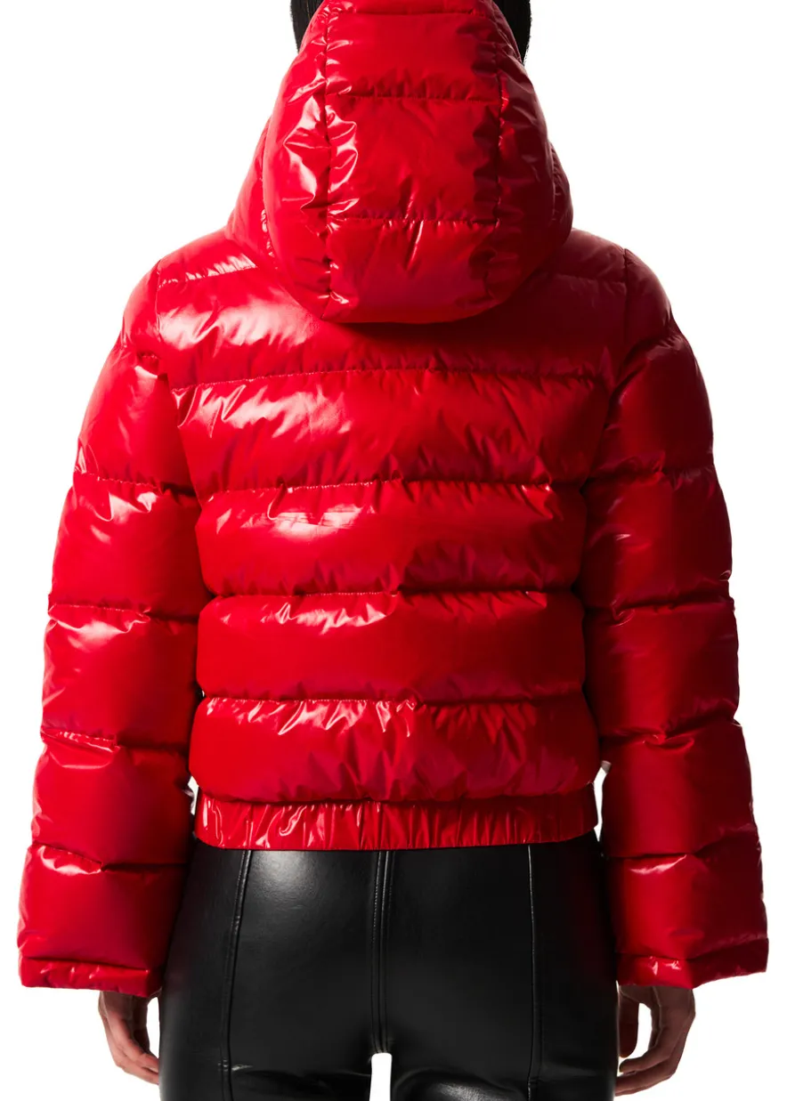 Polar puffer ski jacket