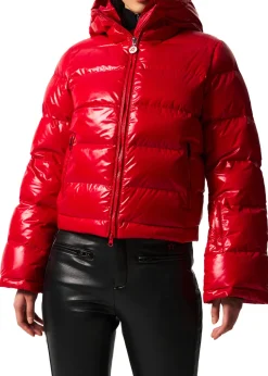 Polar puffer ski jacket
