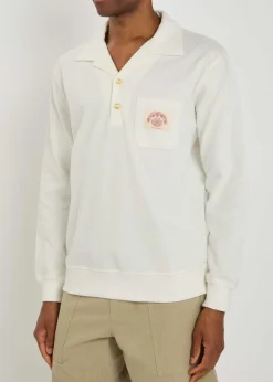 Polo D Miroir Shell piqué cotton polo shirt