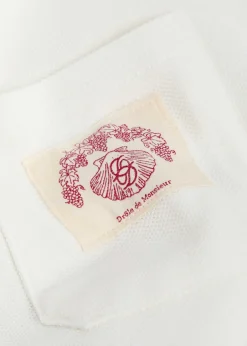 Polo D Miroir Shell piqué cotton polo shirt