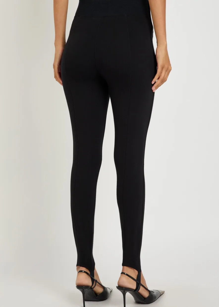 Ponte Stirrup stretch-jersey leggings