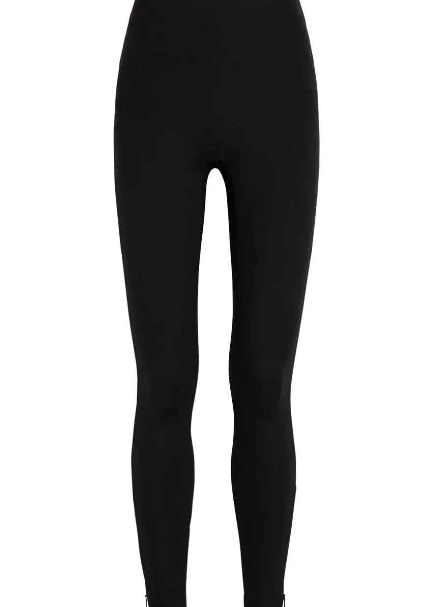 Ponte zip-cuff stretch-jersey leggings
