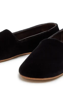 Ponti velvet slipper flats