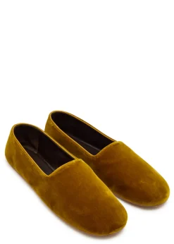 Ponti velvet slipper flats