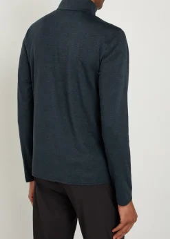 Ponto half-zip jersey sweatshirt