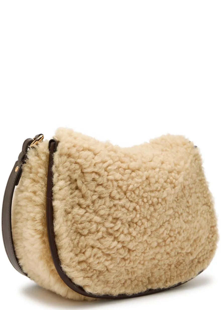 Pony shearling cross-body bag