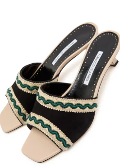 Pop Altra 50 suede and leather sandals