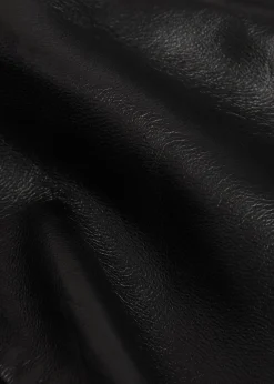 Popeye leather knee-length skirt
