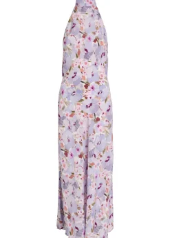 Poppy floral-print silk midi dress