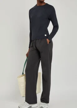 Pose ribbed jersey top