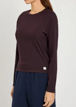 Pose ribbed jersey top
