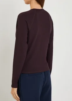 Pose ribbed jersey top
