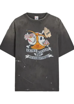Pray printed cotton T-shirt