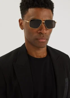 Première De Cartier aviator-style sunglasses