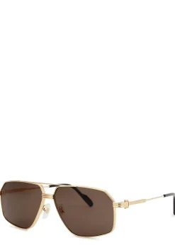 Première De Cartier aviator-style sunglasses