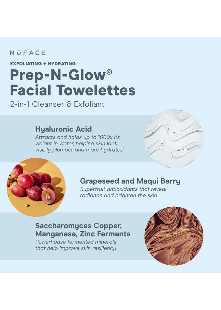 Prep-N-Glow® Facial Towelette 20 Pack