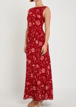 Prescott floral-print chiffon maxi dress