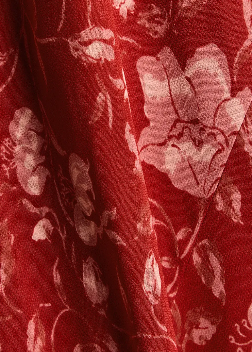 Prescott floral-print chiffon maxi dress