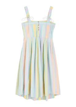 Primavera Stripe cotton midi dress