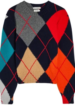 Pringle crew-neck argle wool jumper