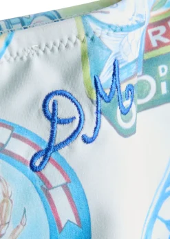 Printed bikini briefs