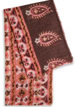 Printed cashmere scarf