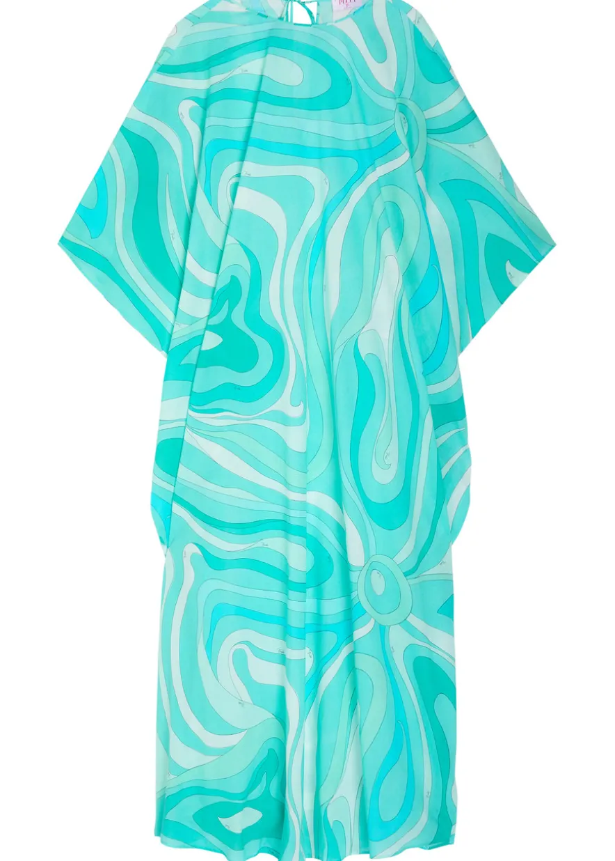 Printed cotton kaftan