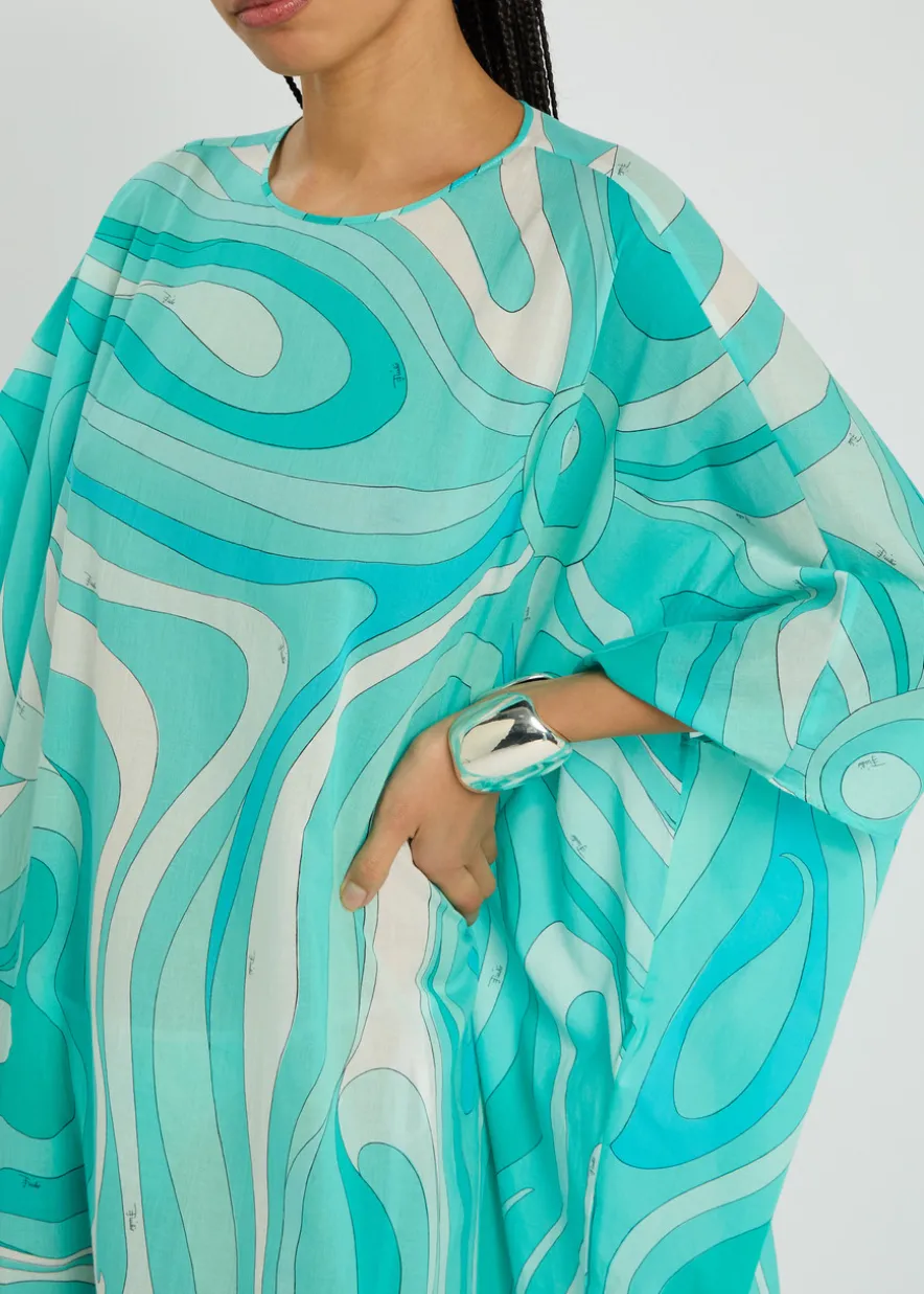 Printed cotton kaftan