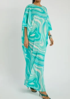 Printed cotton kaftan