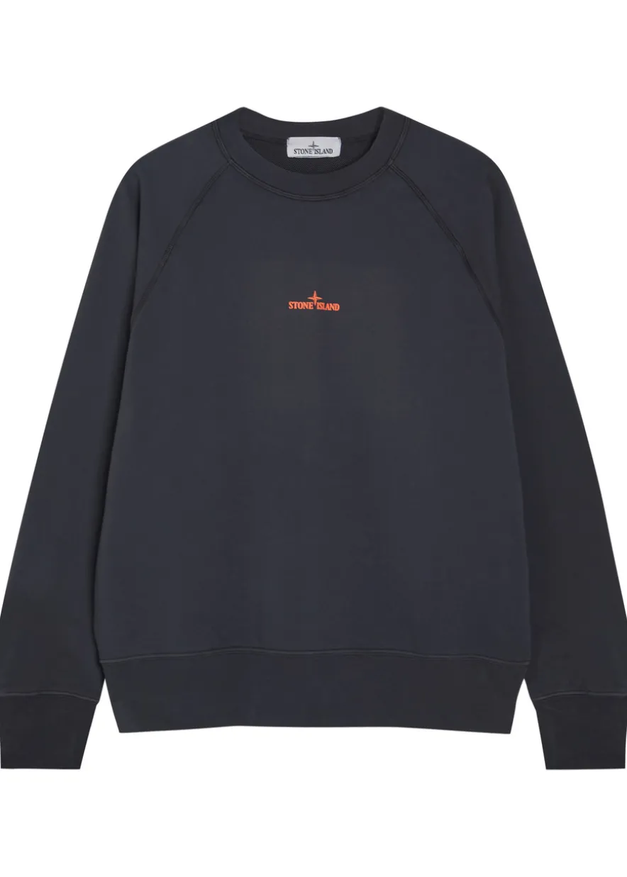 Printed cotton sweatshirt